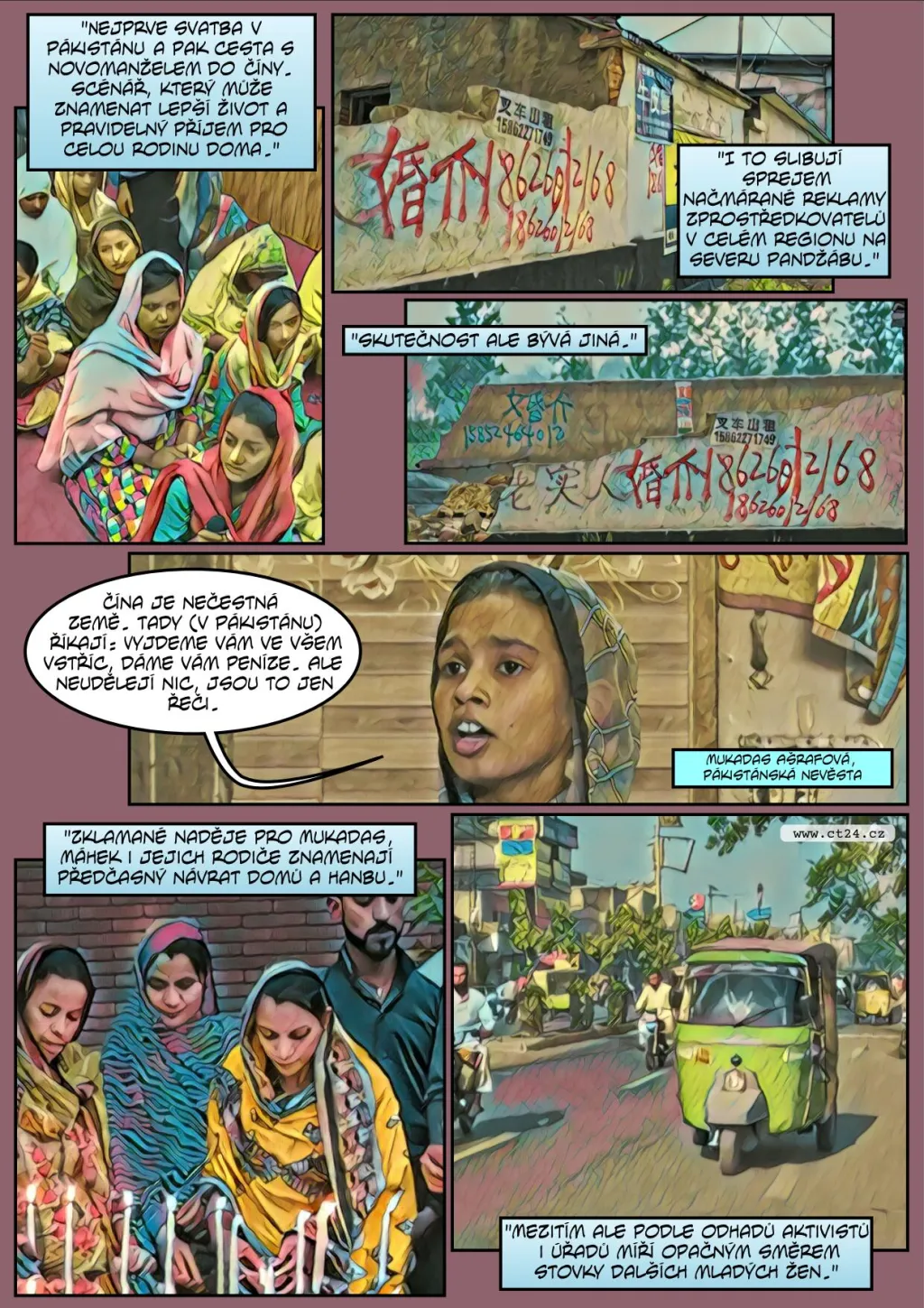 Komiks: Číňané shánějí nevěsty