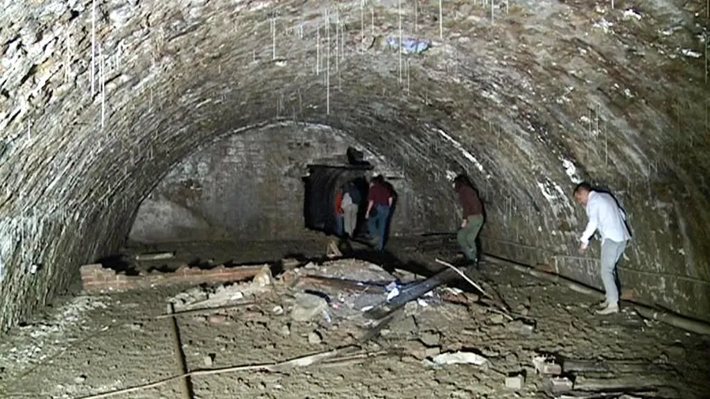 Dříve se zde skladovaly sudy z pivovaru