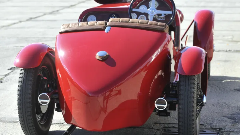 Restaurovaný vůz Wikov 7/28