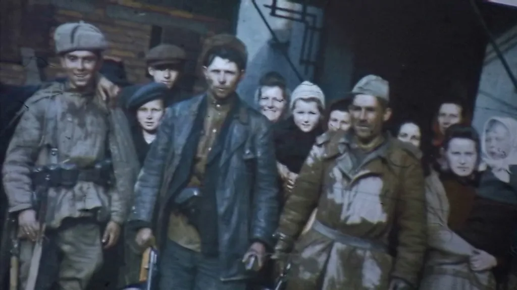 Ostrava-Svinov, jaro 1945