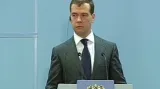 Dmitrij Medveděv: \"Umístění nových protiraketových sil v Evropě má za cíl ruskou federaci.\"