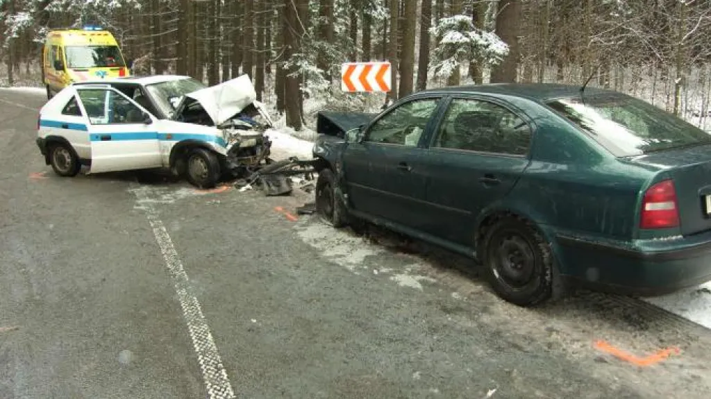 Doparvní nehoda u Žďárné