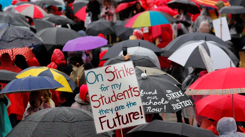 Stávka učitelů v LA