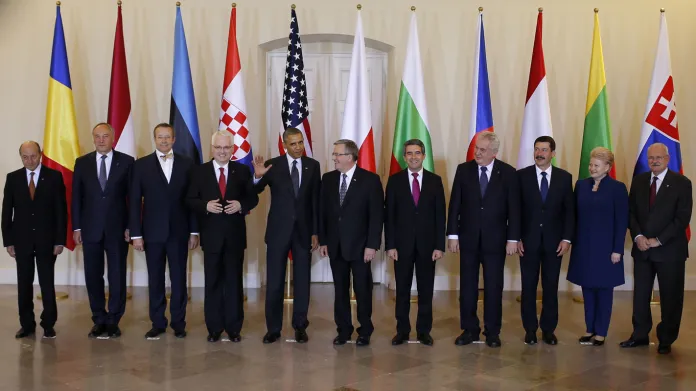 Setkání Baracka Obamy s lídry východoevropských a středoevropských zemí