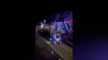 Nehoda dvou vysokorychlostních vlaků na jihu Španělska