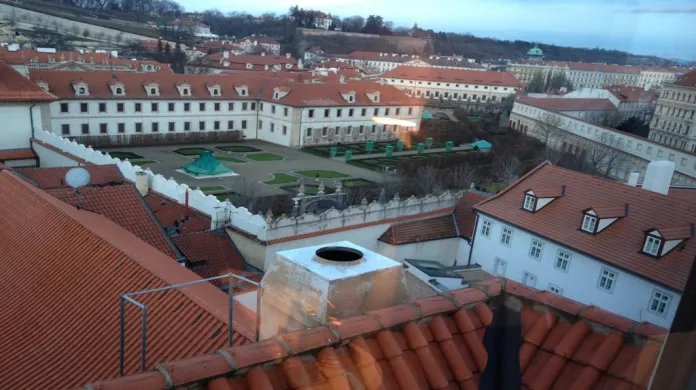 Výhled na pražské paláce