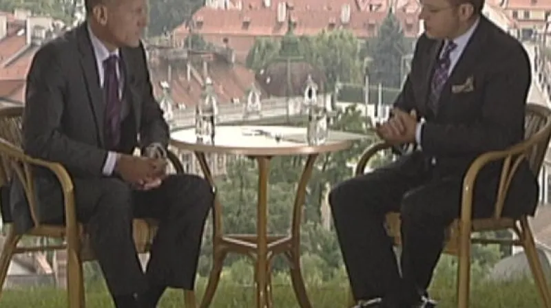 Guvernér ČNB Tůma v Kramářově vile