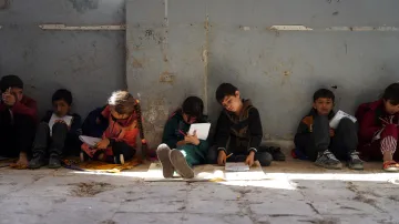 Syrské děti, ilustrační snímek