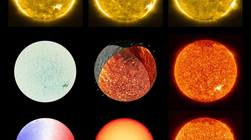 Slunce pozorované přístroji sondy Solar Orbiter