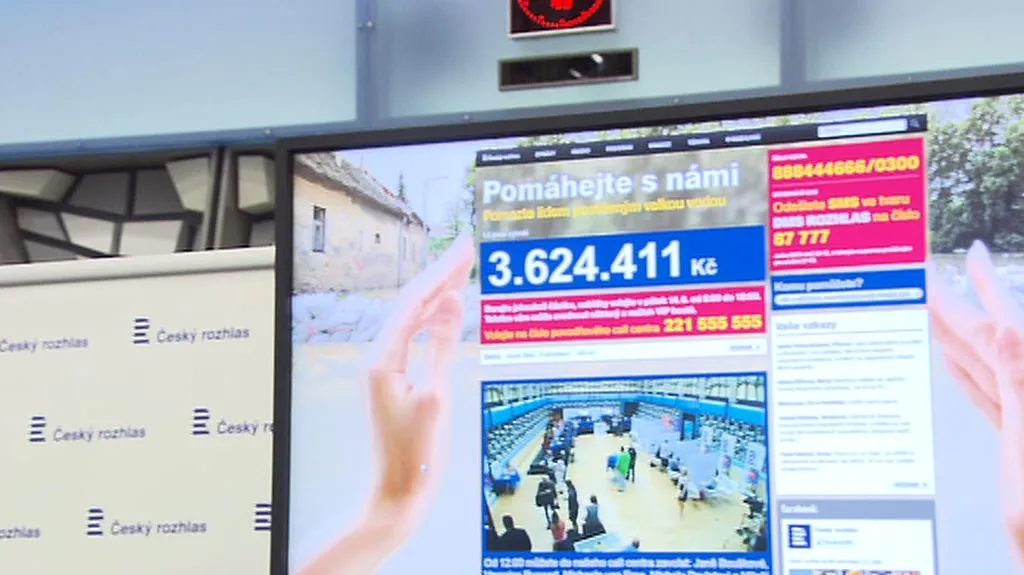 Počet vybraných peněz narůstal během celého dne