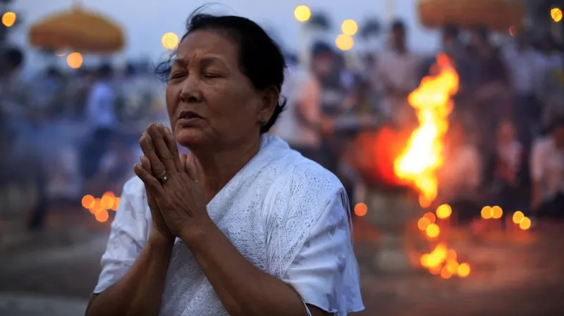 Smutek za kambodžského krále