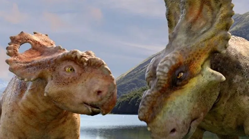 WALKING WITH DINOSAURUS 3D/PUTOVÁNÍ S DINOSAURY – FILM VE 3D - Velká Británie/USA/Austrálie 2013. Režie: Barry Cook, Neil Nightingale. Scénář: John Collee.