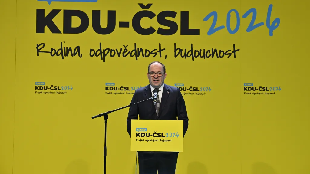 Končící předseda KDU-ČSL Marek Výborný