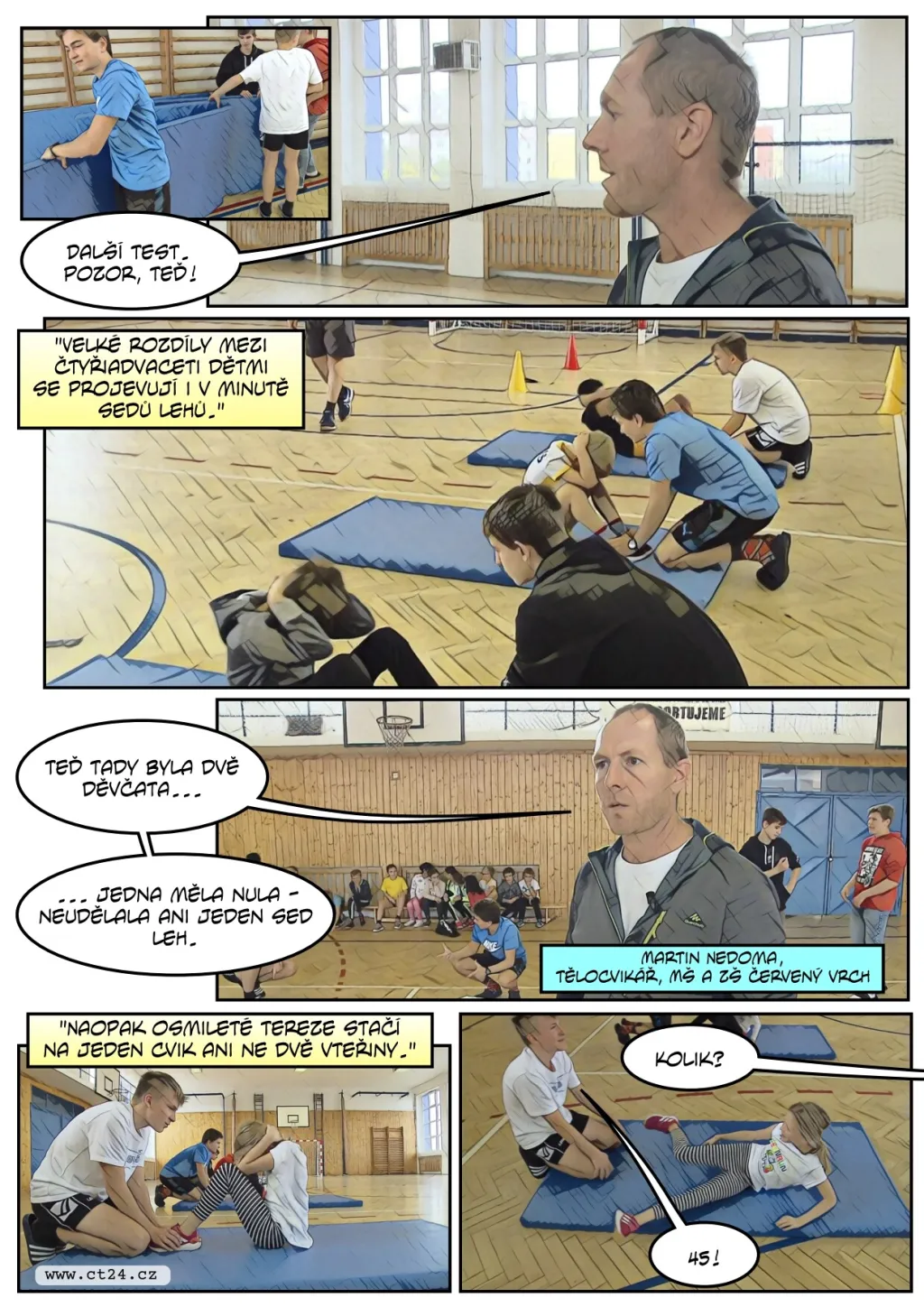 Fyzickou zdatnost čtvrt milionu dětí prověří testy