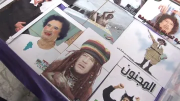 Kaddáfí v nejrůznějších podobách