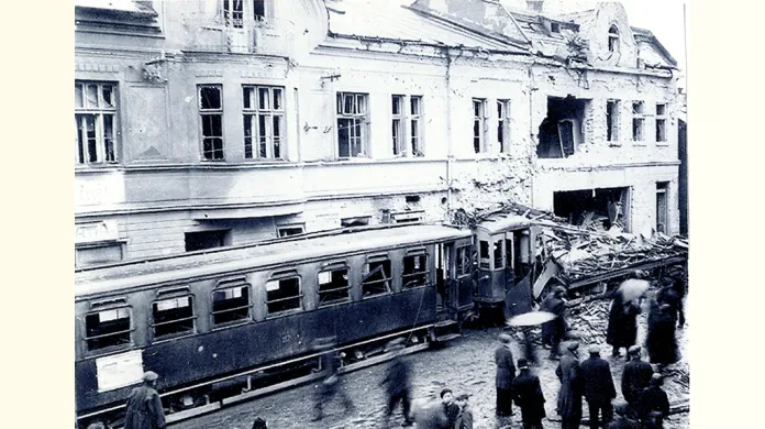 Ostrava-Michálkovice, jaro  1945