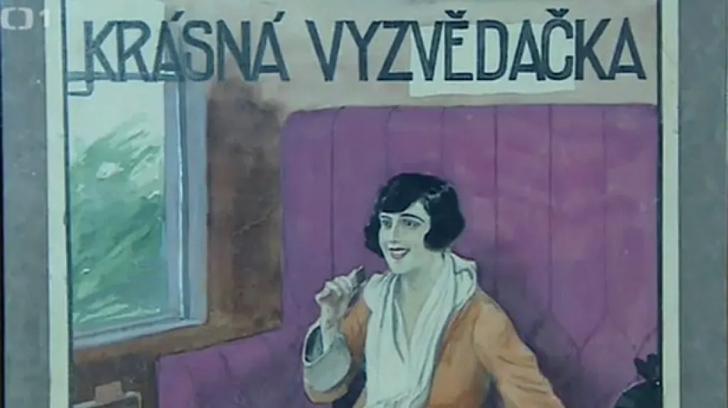 Obal knihy Josefa Adlera Krásná vyzvědačka