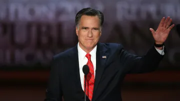 Mitt Romney v poslední den republikánského sjezdu v Tampě