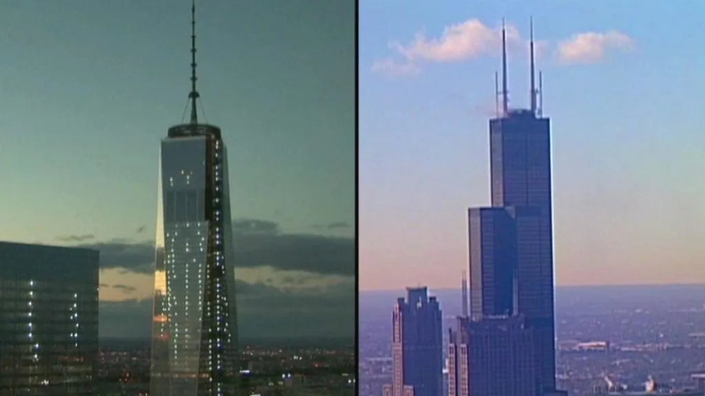 One World Trade Center versus Willis Tower