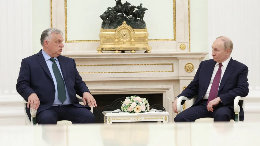 Viktor Orbán jednal v Moskvě s Vladimirem Putinem