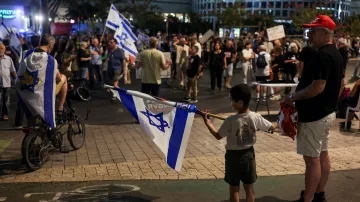 Demonstrace za vydání izraelských rukojmí ze 7. června 2025
