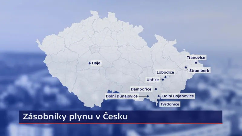 Zásobníky plynu v ČR