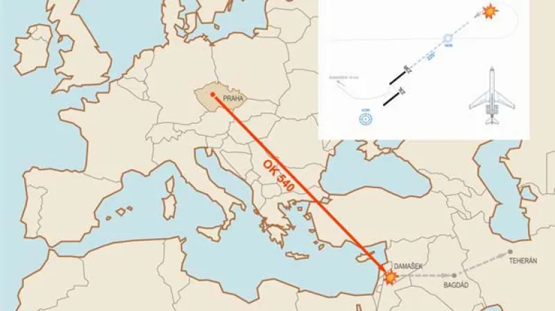 Nejtragičtější letecká nehoda v historii Československých aerolinií, která si vyžádala 126 obětí, se stala 19. srpna 1975 v Damašku.