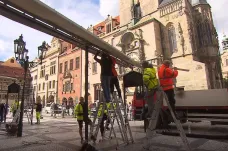 Začala likvidace předzahrádek na Staroměstském náměstí