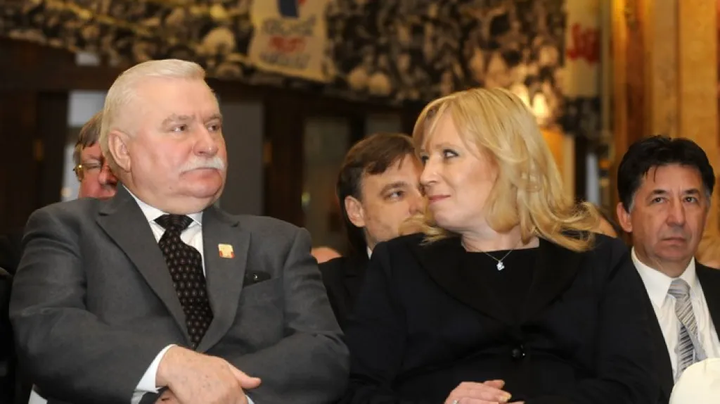 Lech Walesa a Iveta Radičová