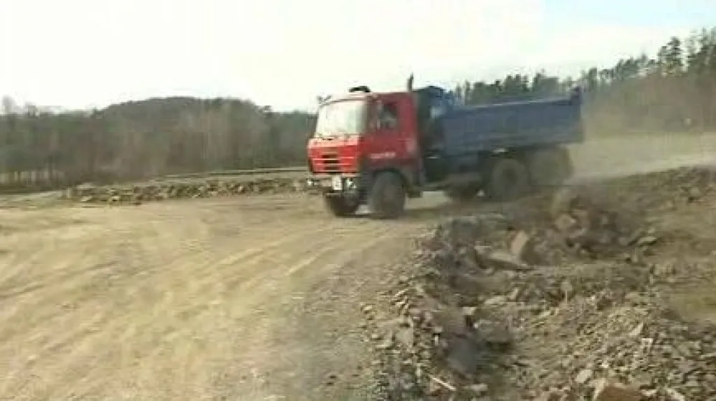 Rozestavěná silnice