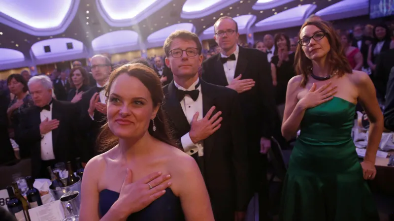 Slavnostní večeře pořádaná asociací korespondentů v Bílém domě