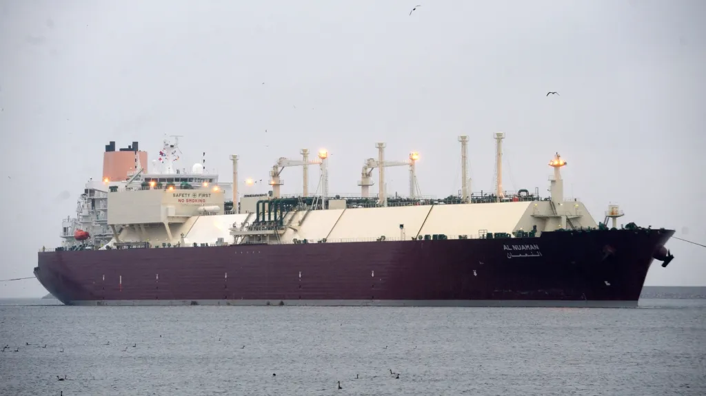 Tanker se zkapalněným zemním plynem