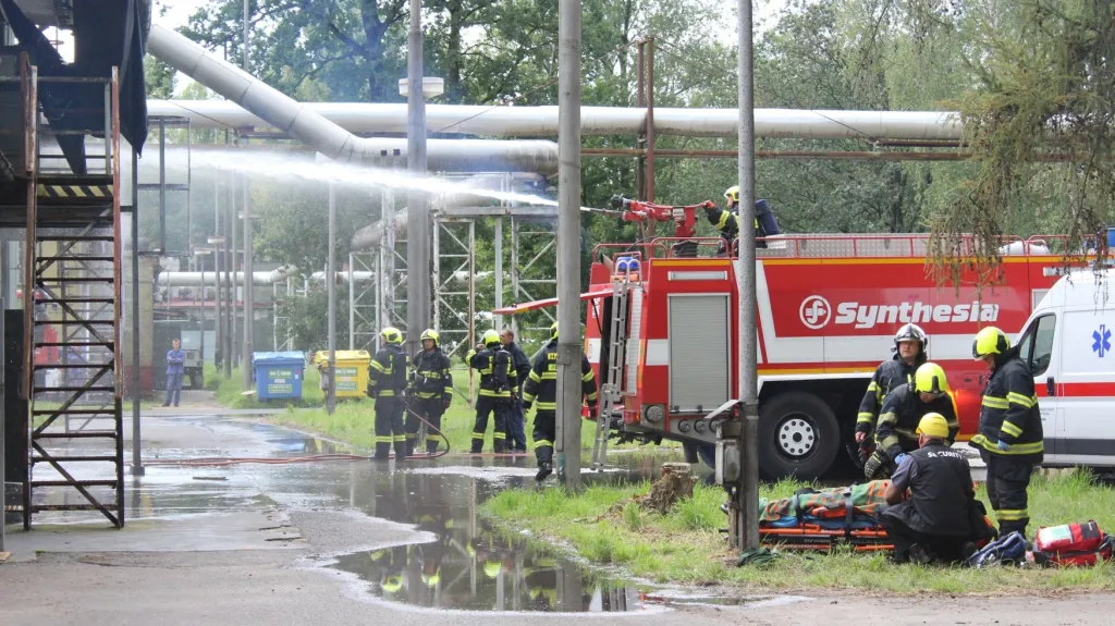 Výbuch v pardubické Explosii zranil tři lidi