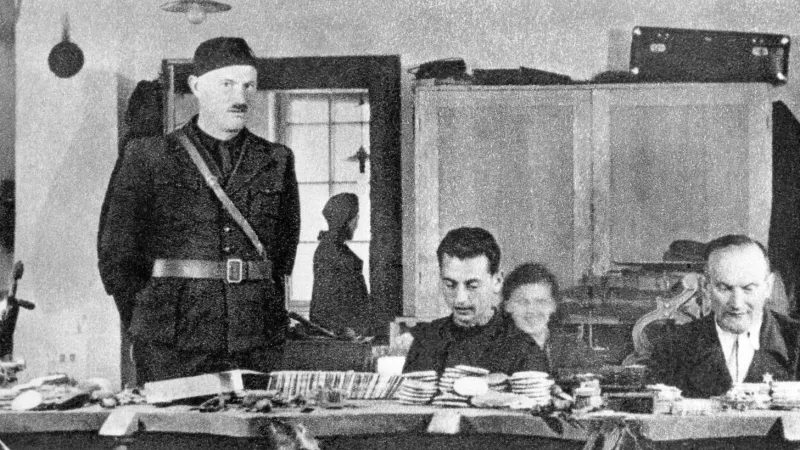 Dílna pracovního tábora v Seredi