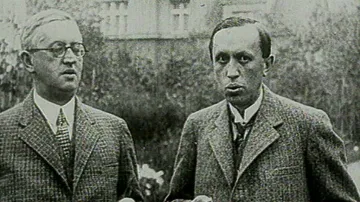 Bratři Čapkové - Josef (zleva) a Karel