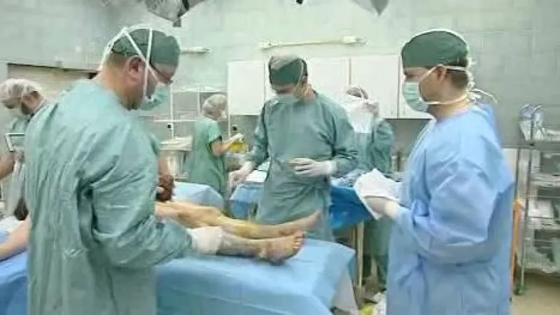 Lékaři při práci