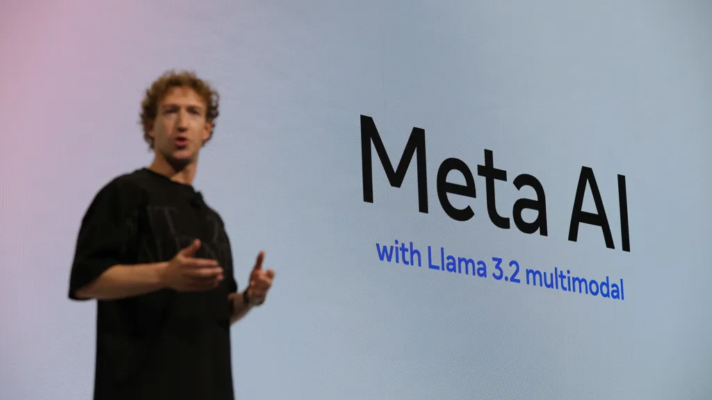 Mark Zuckerberg prezentuje Meta AI