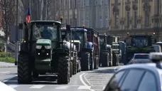 Protestní jízda zemědělců v Kroměříži, 20. března 2024