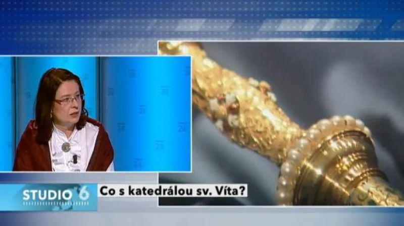 Miroslava Němcová ve Studiu ČT24