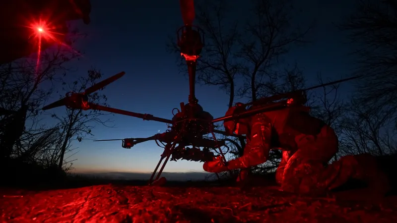 Ukrajinský bojový dron Vampire