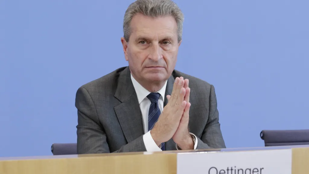 Eurokomisař Günther Oettinger