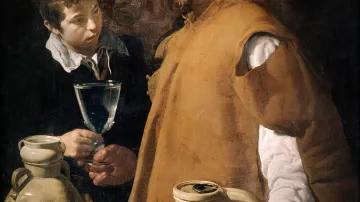 Diego Velázquez / prodavač vody v Seville, 1622