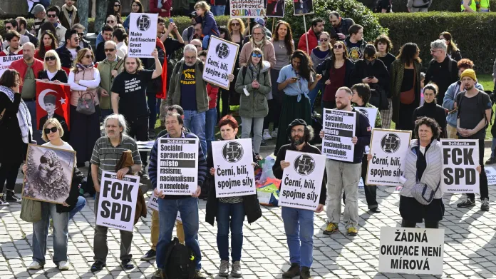 Protest v Praze proti krajní pravici, 22. března 2025