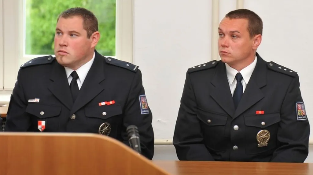 Jan Kolstrunk a Jan Kašík u soudu