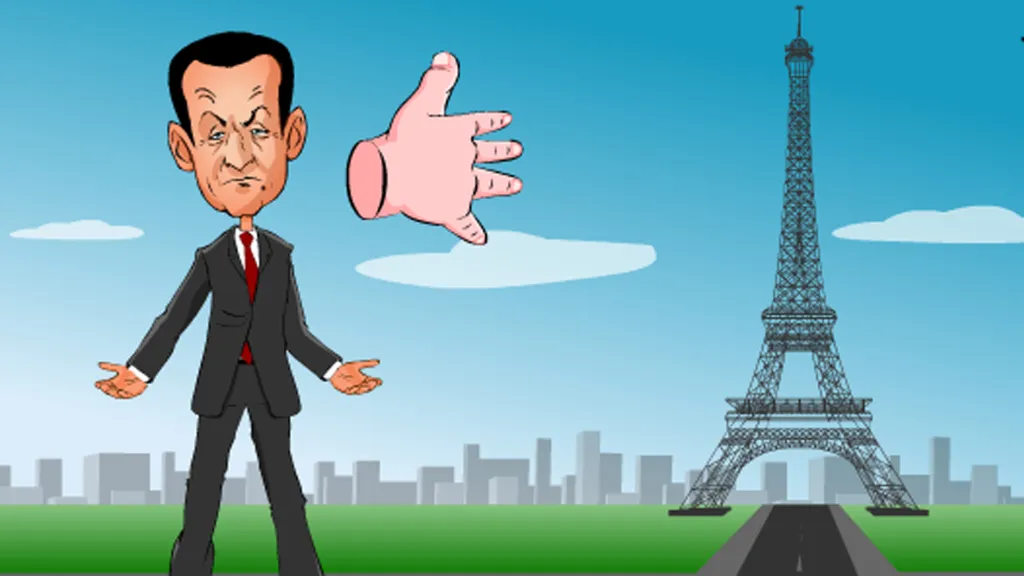 Hra "Vlep facku Sarkozymu"