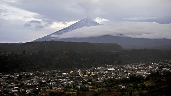 Popocatépetl a Santiago Xalitzintla