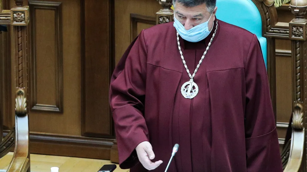 Předseda ukrajinského ústavního soudu Oleksandr Tupyckyj