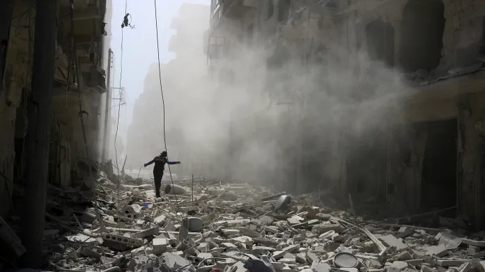 Aleppo po náletu