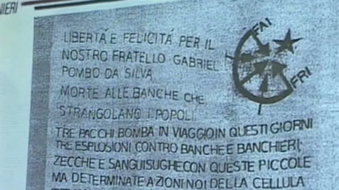 Materiály italských anarchistů