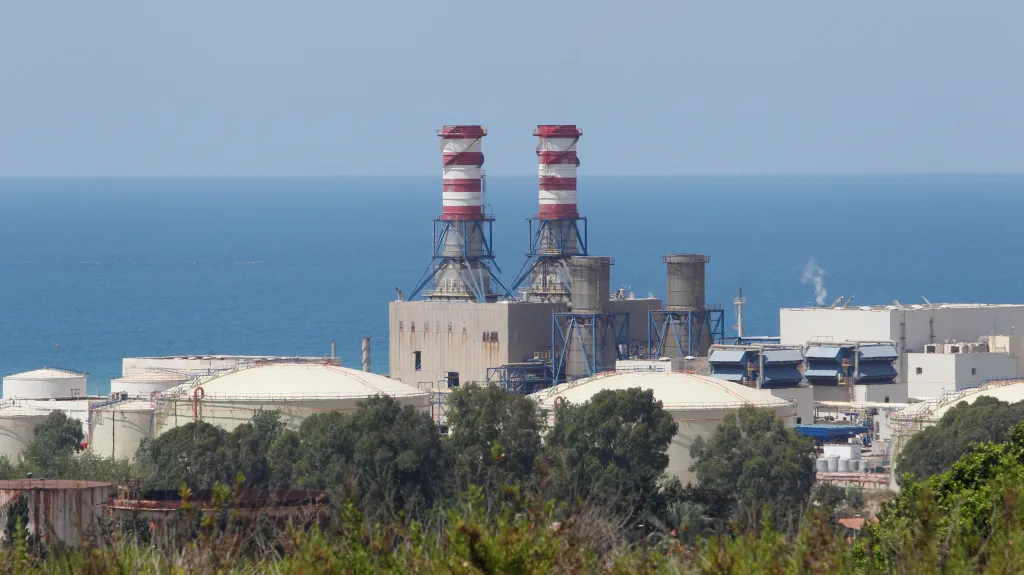 Libanonská elektrárna v Zahrání